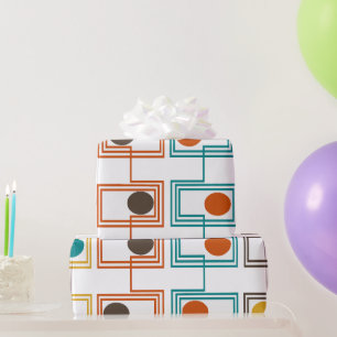 Kandinsky Rectangles with Ovals  Wrapping Paper