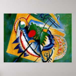 Kandinsky - Red Oval Poster