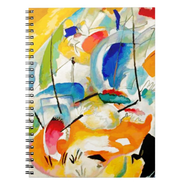 Kandinsky Sea Battle 1913 Notebook (Front)