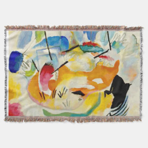 Kandinsky Sea Battle 1913 Throw Blanket