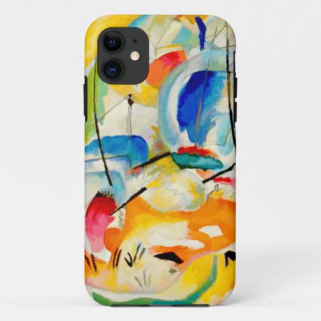 Kandinsky Sea Battle Painting 1913 Case-Mate iPhone Case (Back)