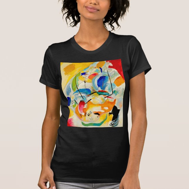 Kandinsky Sea Battle Painting 1913 T-Shirt (Front)