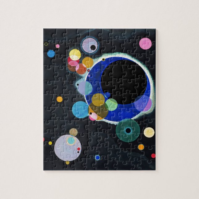 Kandinsky Several Circles Abstract Art Painting Jigsaw Puzzle (Vertical)