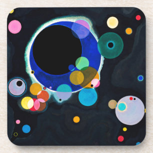 Kandinsky Several Circles Abstract Coaster