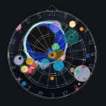 Kandinsky Several Circles Abstract Dartboard<br><div class="desc">One of the noteable works of Wassily Kandinsky,  one of the founders of abstract art. Kandinsky took his place in history as one of the unique artists who broke new ground in world art.</div>