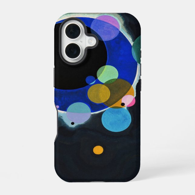 Kandinsky Several Circles Abstract iPhone 16 Case (Back)