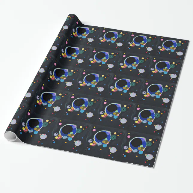 Kandinsky Several Circles Abstract Wrapping Paper | Zazzle