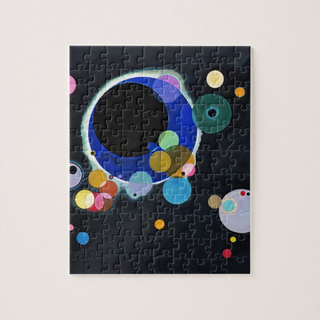 Kandinsky Several Circles Artwork Jigsaw Puzzle (Vertical)