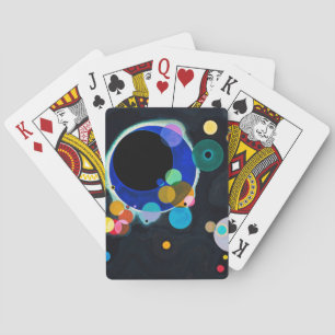 Kandinsky Several Circles Artwork Playing Cards