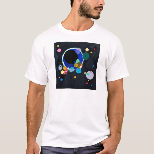 Kandinsky Several Circles Artwork T-Shirt (Front)