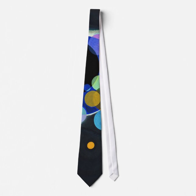 Kandinsky Several Circles Artwork Tie (Front)
