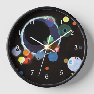 Kandinsky - Several Circles Clock