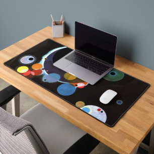 Kandinsky - Several Circles Desk Mat