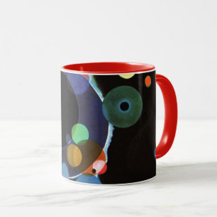 Kandinsky - Several Circles, famous painting, Mug