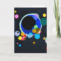Kandinsky Several Circles Greeting Card