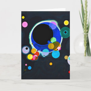 Kandinsky Several Circles Greeting Card