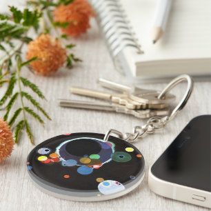 Kandinsky - Several Circles  Key Ring