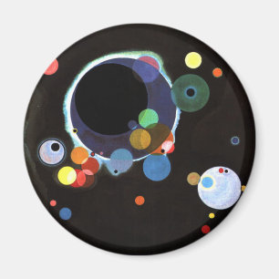Kandinsky - Several Circles, Magnet