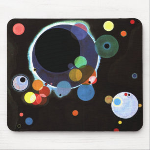 Kandinsky - Several Circles Mouse Pad