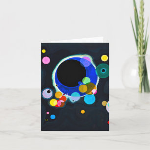 Kandinsky Several Circles Note Card