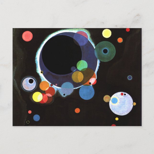 Kandinsky - Several Circles Postcard (Front)