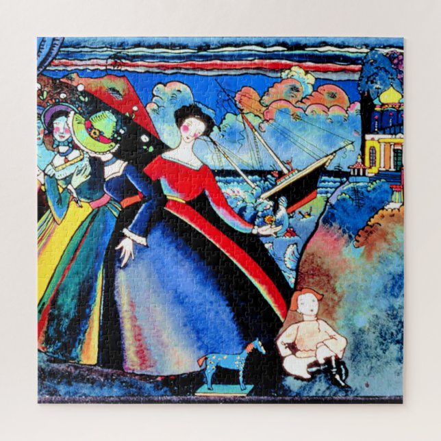 Kandinsky - Ship, Jigsaw Puzzle (Vertical)