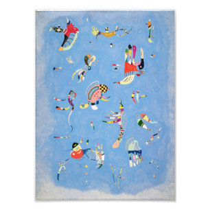 Kandinsky Sky Blue Photo Print