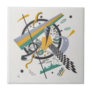 Kandinsky Small Worlds IV Abstract Art Ceramic Tile