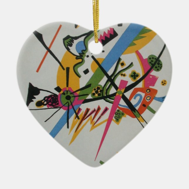 Kandinsky Small Worlds Kleine Welts I Ceramic Ornament (Front)