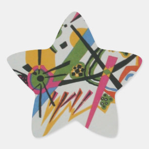 Kandinsky Small Worlds Kleine Welts I Star Sticker