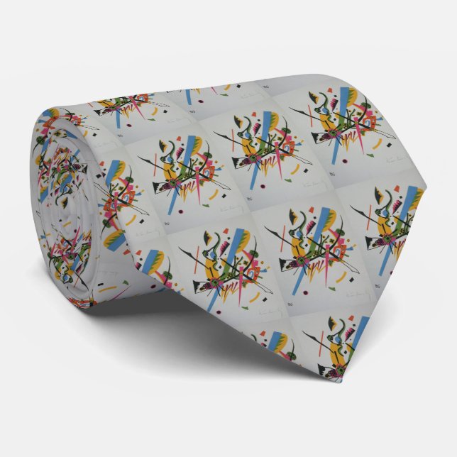 Kandinsky Small Worlds Kleine Welts I Tie (Rolled)