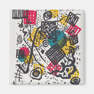 Kandinsky Small Worlds V Abstract Classic Magnet