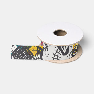 Kandinsky Small Worlds V Abstract Classic Satin Ribbon