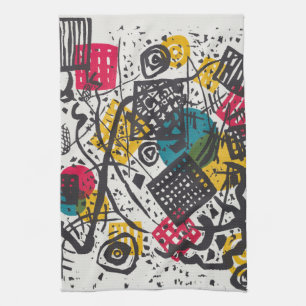 Kandinsky Small Worlds V Abstract Classic Tea Towel