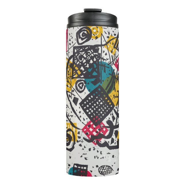 Kandinsky Small Worlds V Abstract Classic Thermal Tumbler (Front)