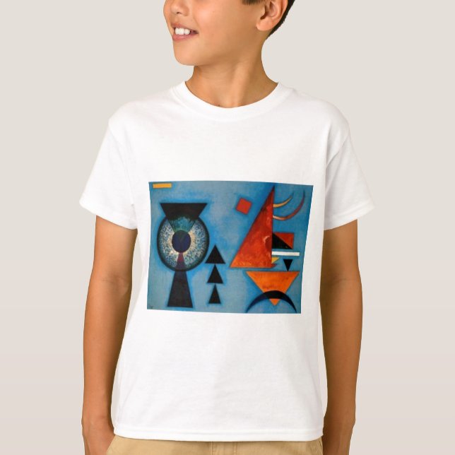 Kandinsky Soft Hard Abstract T-Shirt (Front)