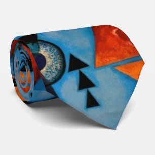 Kandinsky Soft Hard Abstract Tie