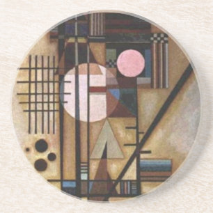 Kandinsky Softened Construction Coaster