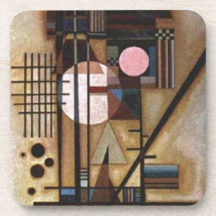 Kandinsky Softened Construction Coaster
