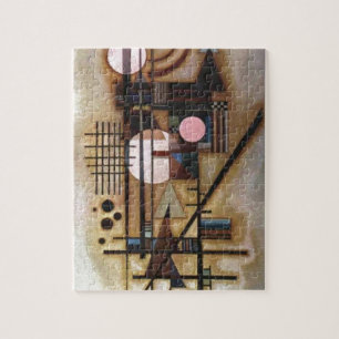 Kandinsky Softened Construction Jigsaw Puzzle