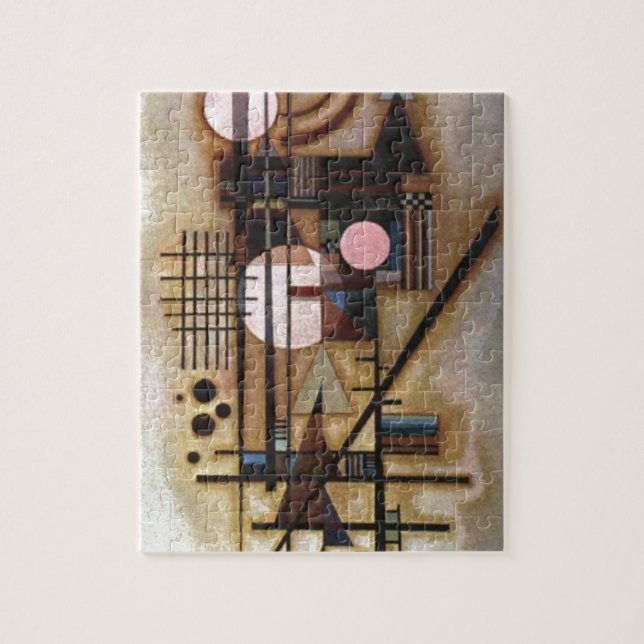 Kandinsky Softened Construction Jigsaw Puzzle (Vertical)