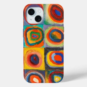 Kandinsky Squares Concentric Circles iPhone 15 Case