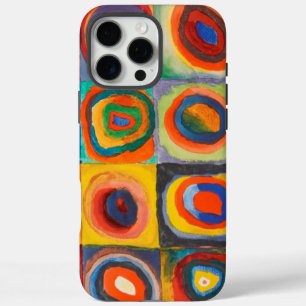 Kandinsky Squares Concentric Circles iPhone 16 Pro Max Case