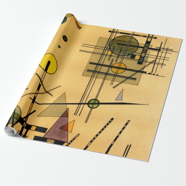 Kandinsky - Strings Wrapping Paper (Unrolled)