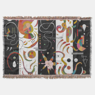 KANDINSKY - STRIPED (Gestreift - Rayé) - 1934 - Throw Blanket