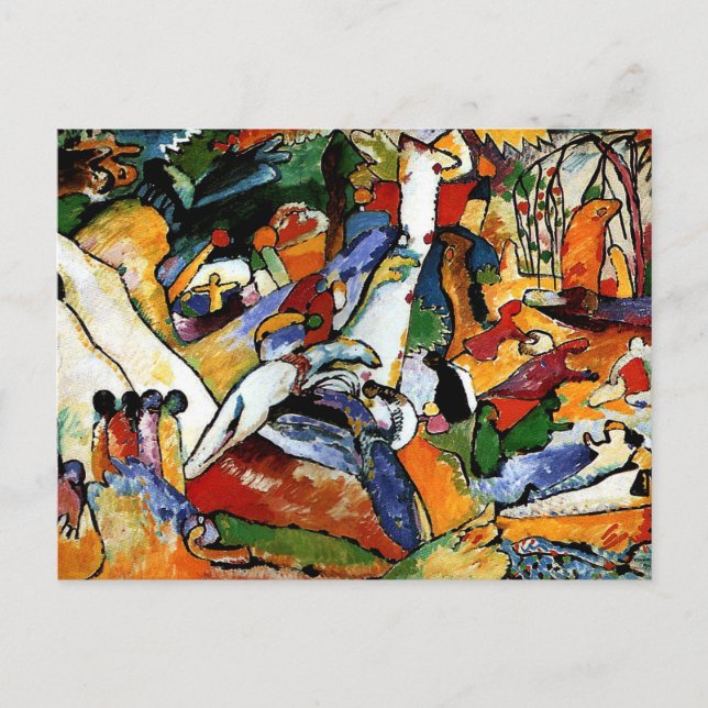 Kandinsky - Study for Composition II Postcard (Front)