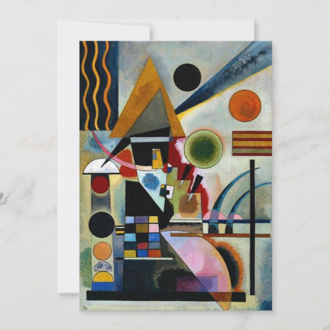 Kandinsky - Swinging, colourful artwork Card (Front)