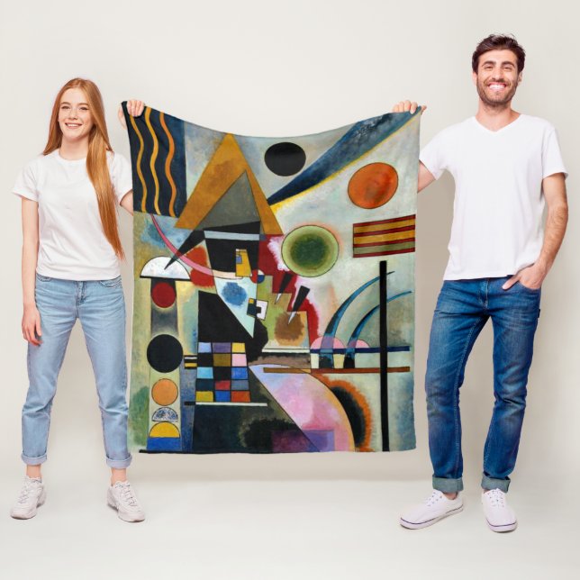 Kandinsky - Swinging Fleece Blanket (In Situ)