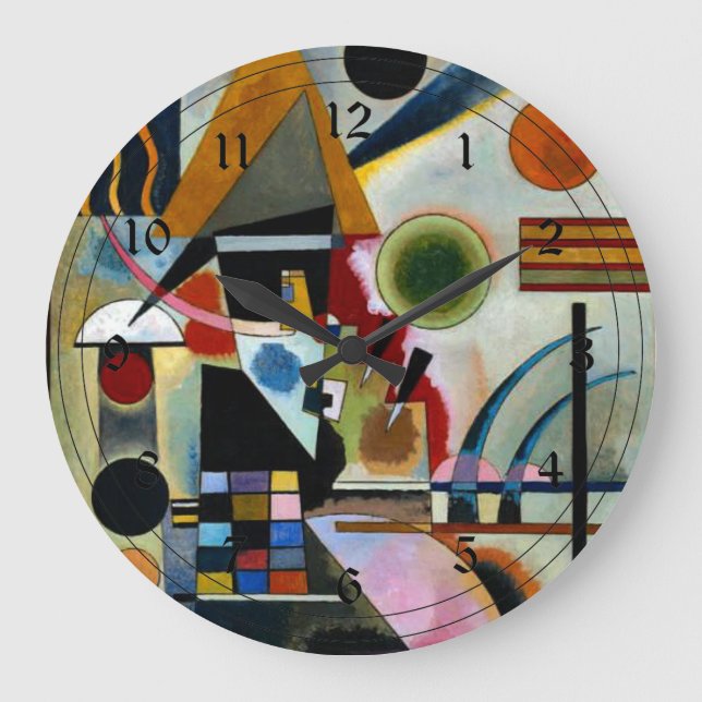Kandinsky - Swinging Large Clock (Front)