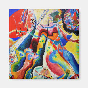 Kandinsky - Tableau a la Tache Rouge Magnet